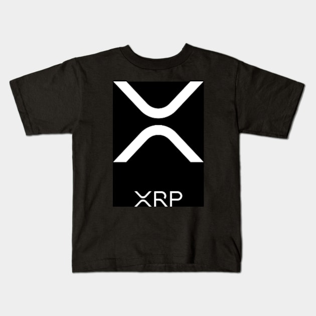 XRP Logo Kids T-Shirt by DigitalNomadInvestor